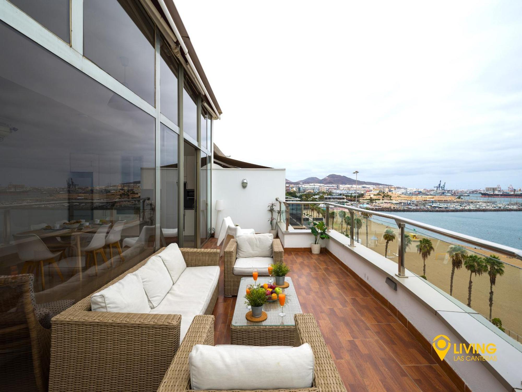 Living Canteras - Penthouse Alcaravaneras Beach&free Parking Apartamento *