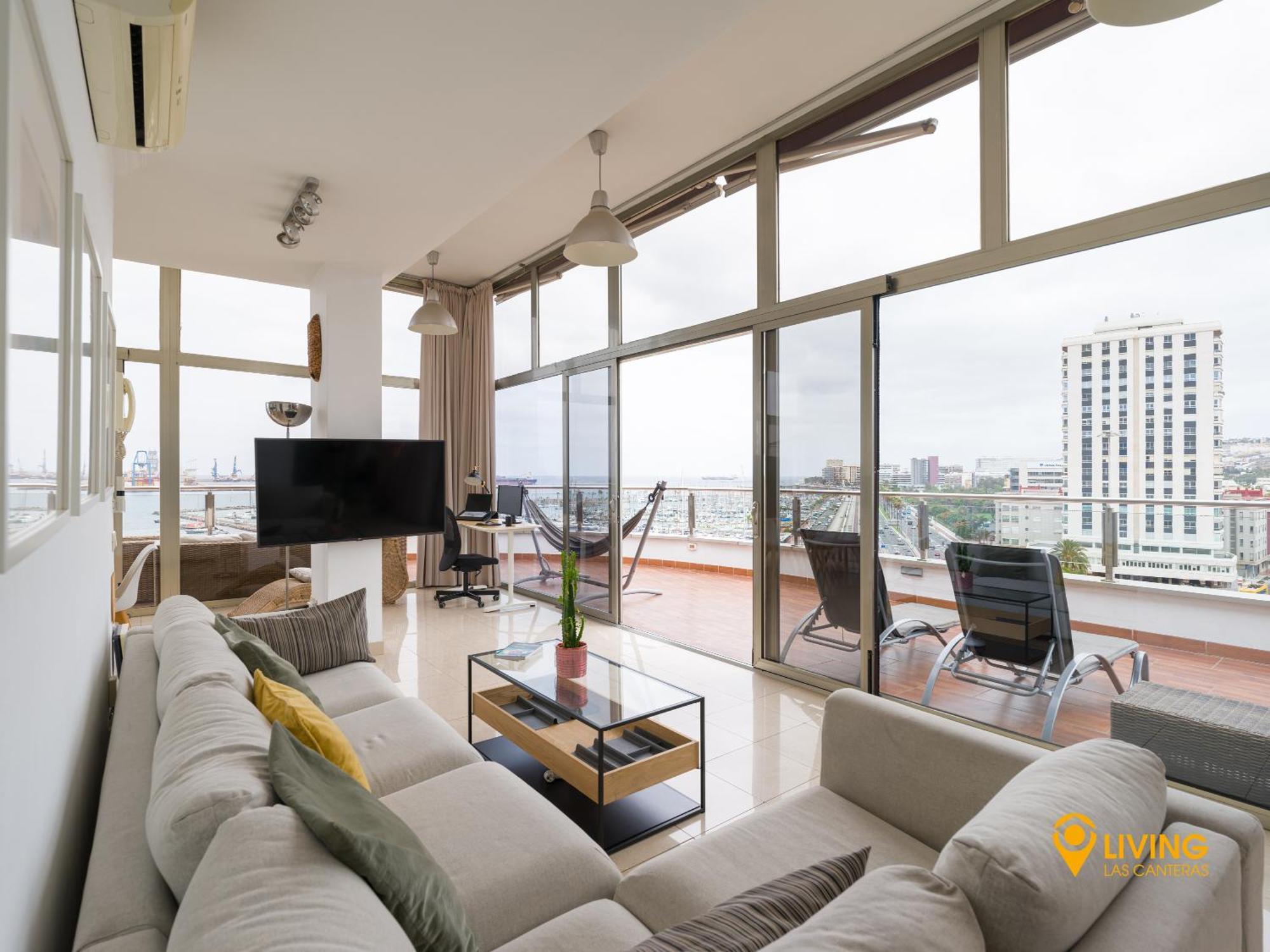 Living Canteras - Penthouse Alcaravaneras Beach&free Parking Apartamento *